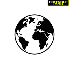 Fototapeta premium Earth globe icon