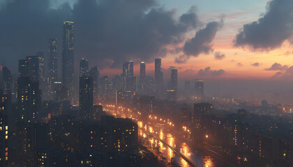 Fototapeta premium City view