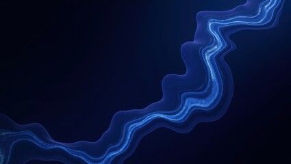 Abstract blue wavy pattern