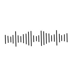 Audio waves icon vector