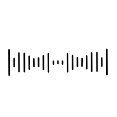 Audio waves icon vector