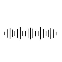 Audio waves icon vector