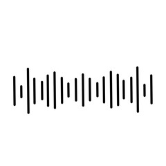 Audio waves icon vector