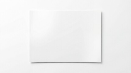 Fototapeta premium Blank white paper on a clean background