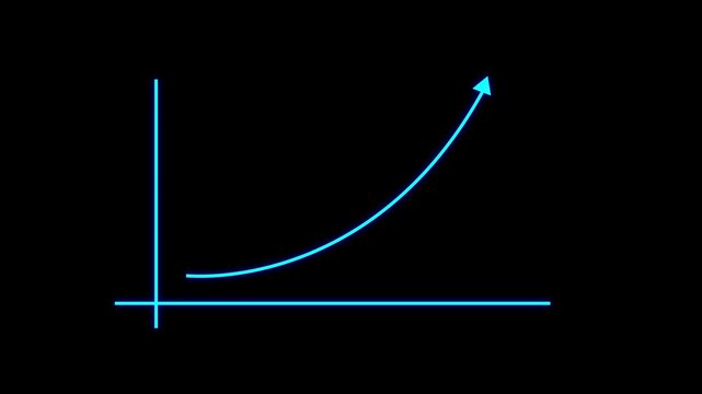 Business growing graph with thin arrow icon. statistics bar growth with upward arrow Business Growth Bar Graph with Thin Upward Arrow and Rising Finance Chart.