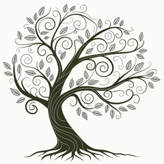 Obraz premium Intricate tree design