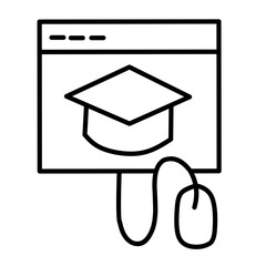 Higher education vector icon