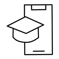 Higher education vector icon