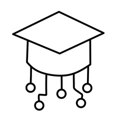 Higher education vector icon