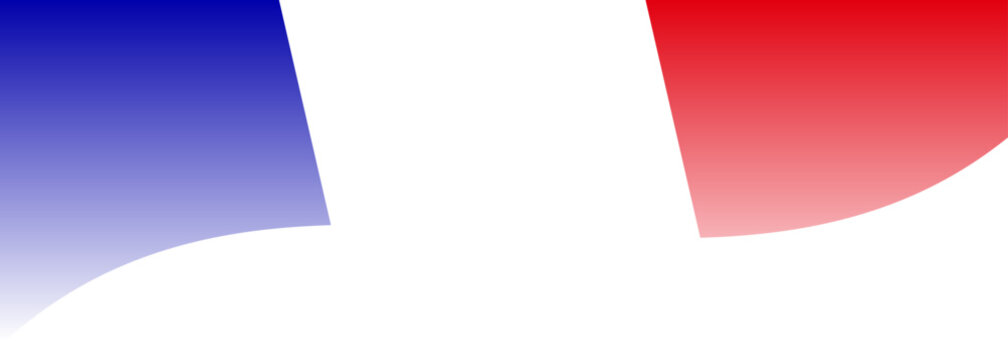 France flag transparent background French waving flag border