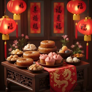  Festive Chinese New Year Dessert Platter