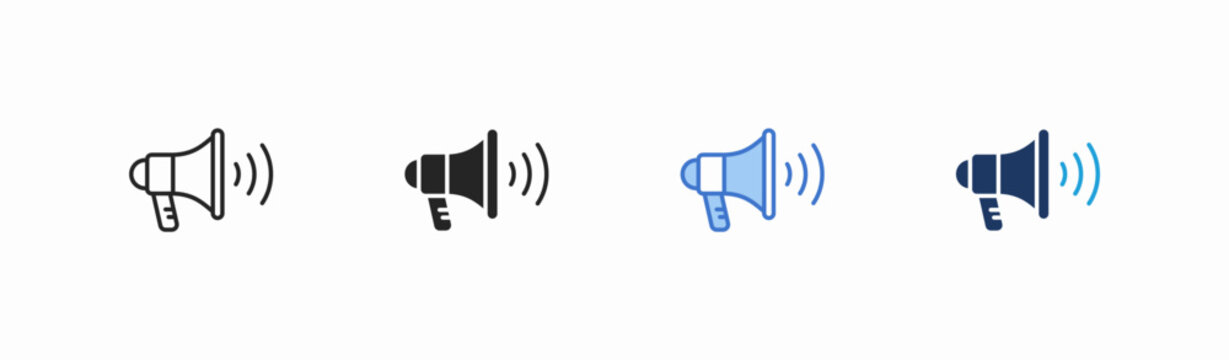 Set of communicate icon collection in multiple style. Icon suitable for web and mobile application