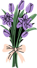 Bouquet of Flowers Illustration