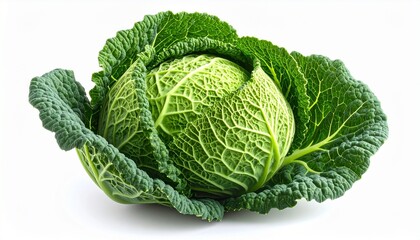 cabbage isolated on white background