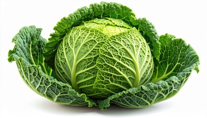 cabbage isolated on white