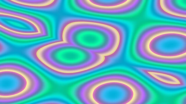 Creating a Tranquil Visual Journey With Colorful Abstract Patterns for Relaxation