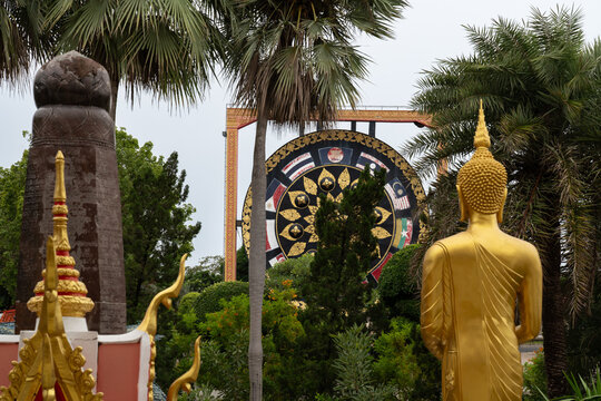 Wat Tham Khuha Sawan buddhist temple in the Ubon Ratchathani Province, Thailand