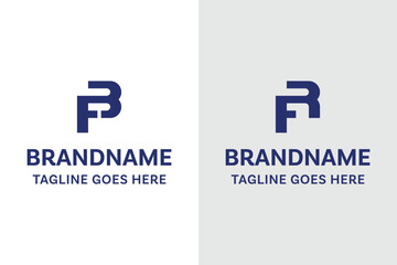 Letters FB FR Monogram Logo, suitable for any business with EB BE ER RE initials