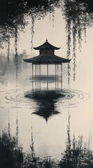 Obraz premium Ink wash painting