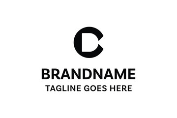 Letters CD DC Simple Logo, suitable for any brand with DC or CD initials