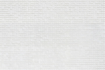 White brick wall, suitable for use as a background.
