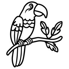 Cute Summer Life Doodle Activities hand drawn black and white outline