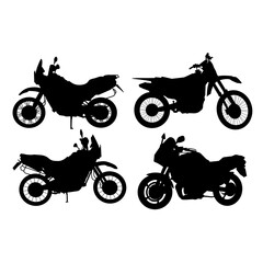 Obraz premium motorcycle on white background