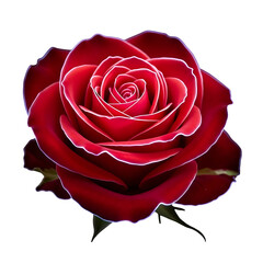 single red rose