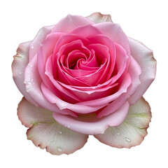 pink rose isolated