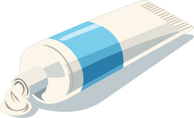 topical medication isolated white