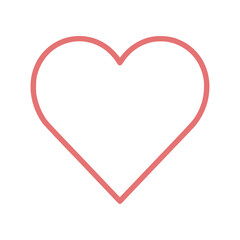 Minimal heart icon set representing love, health, and pulse concepts. Clean outline vector design suitable for medical apps, wellness platforms, UI interfaces, dashboards, and modern digital design 