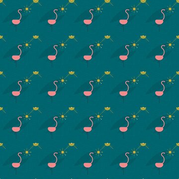 Seamless Era Convergence Mid-Century Modern Pattern