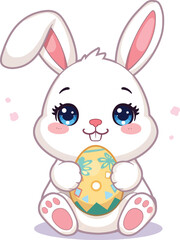 Obraz premium Easter bunny with egg
