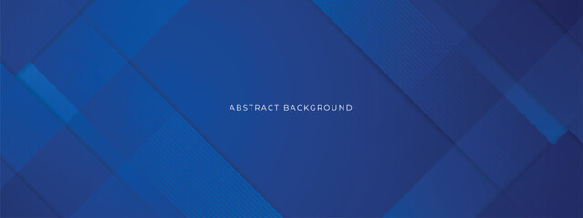 Fototapeta premium Modern blue abstract presentation background featuring layered geometric shapes, clean lines, and professional composition.