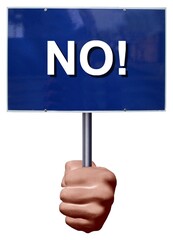 To say NO!
