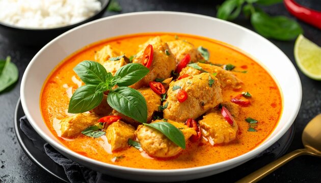 Panang Curry mit Huhn
