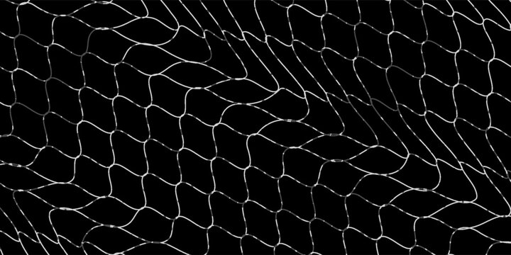 Curved net pattern. Seamless design for sportswear or equipment like soccer goals, volleyball nets, basketball hoops, hockey nets, and athletic gear. eps 10