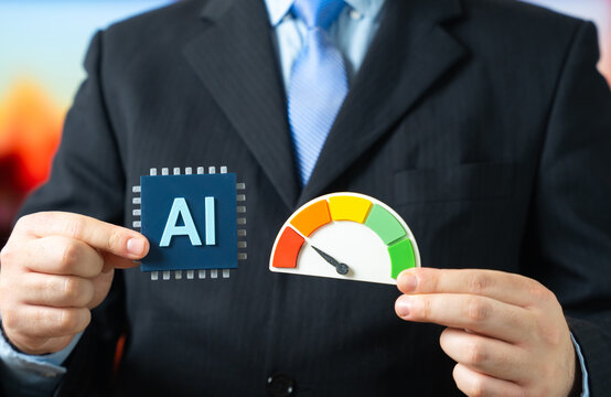 A businessman notes the low efficiency of artificial intelligence in performing business tasks. The AI model is inappropriate for the tasks. Technology mismatch, automation limits, decision risk