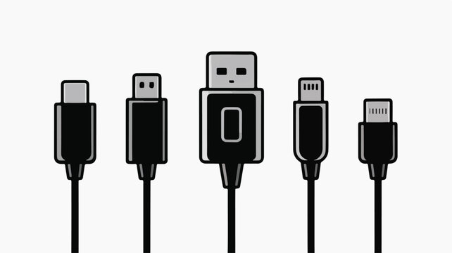 Comprehensive Guide to Common Universal Serial Bus (USB) Connection Types and Cable Standards.