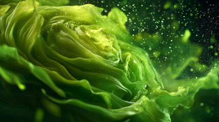 exploding cabbage in slow motion