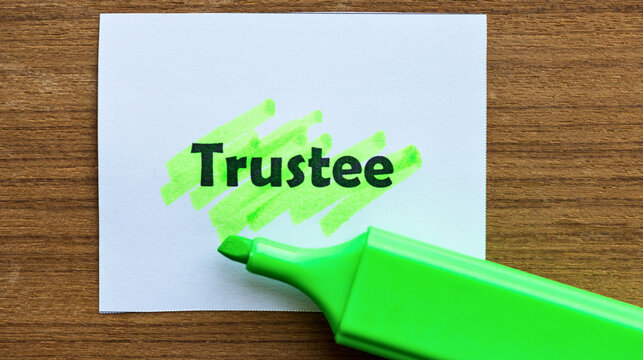 Trustee Concept: Neon Green Highlight on Card with Marker on