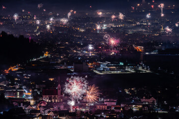 Fototapeta premium Feuerwerk
