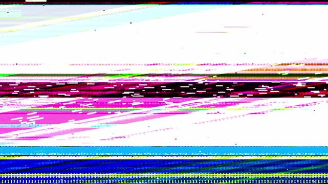 VHS Error Glitch Transition, Black Frames Empty Silence In A Minimal Video Sequence, perfect for video spacers, dramatic pauses, and ending credits.