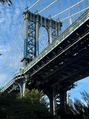 Obraz premium View of the Manhattan Bridge
