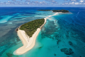 View of Nosy Iranja Island near the island of Nosy be, Madagascar