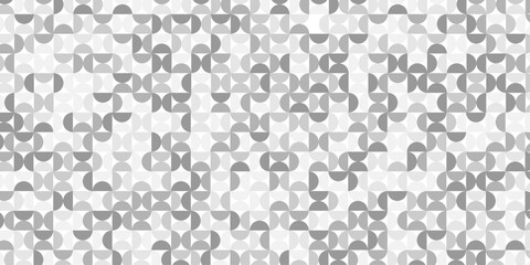 seamless pattern with abstract lines and flower design. Abstract geometric fabric circle floral pattern. Hawaiian tropical seamless pattern.