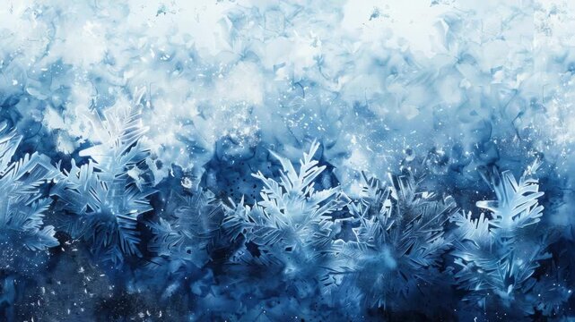 Video A detailed look at the intricate patterns on individual snowflakes