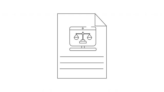 Legal Document Outline - Justice, Law, and Legal Concepts.