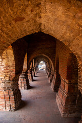 Obraz premium Rasmanch in Bishnupur, Bankura, West Bengal, India, stands as a unique terracotta monument celebrating Vaishnavite festivals, history, and architecture heritage. 