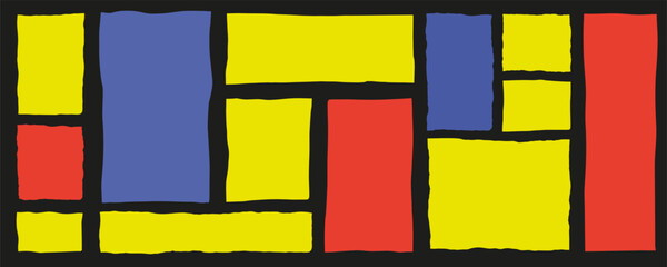 Rectangle box with shape irregular frame drawn vector. Blob curvy block with flat fluid shape.